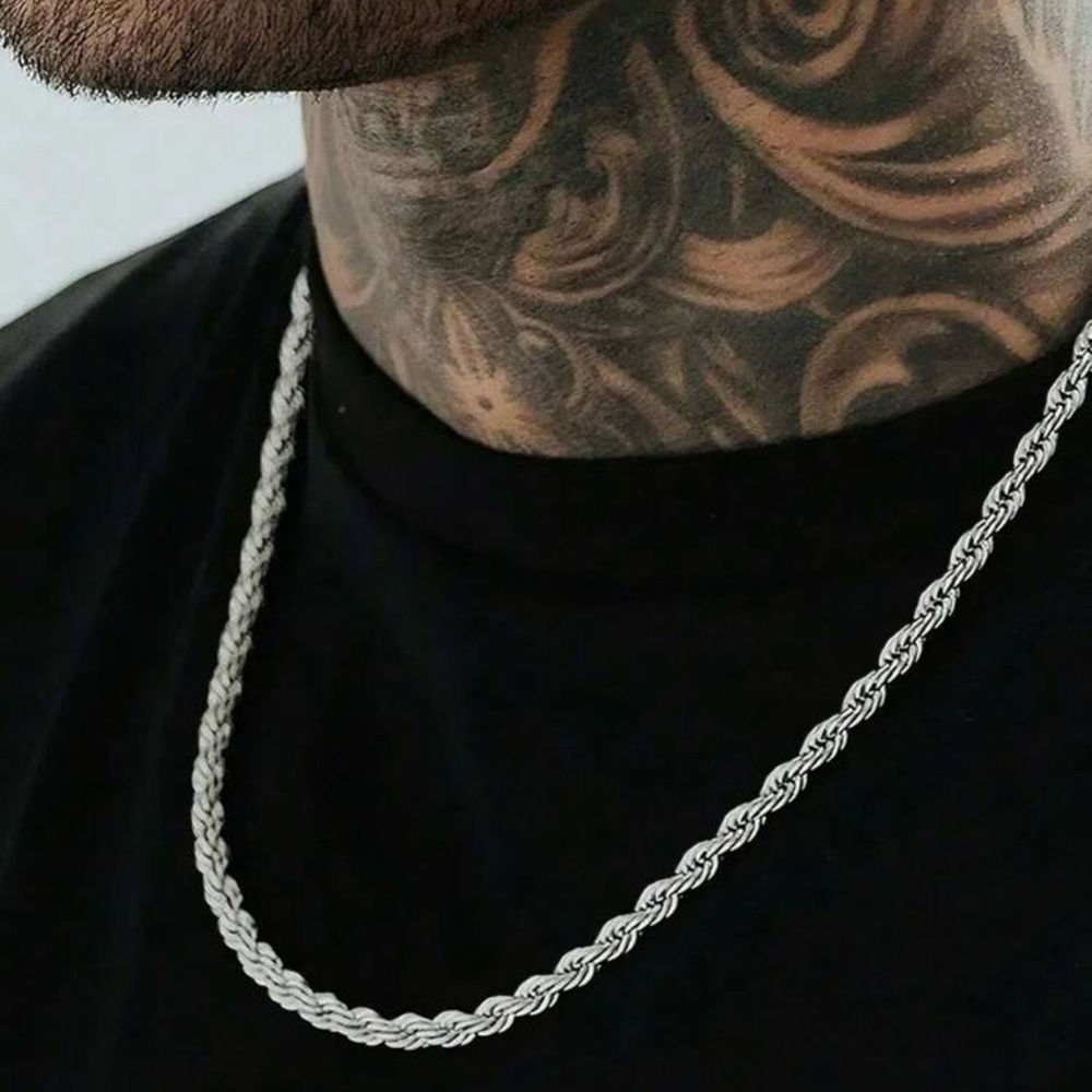 Silver Rope Chain - UNOPENED - Picture 5 of 6